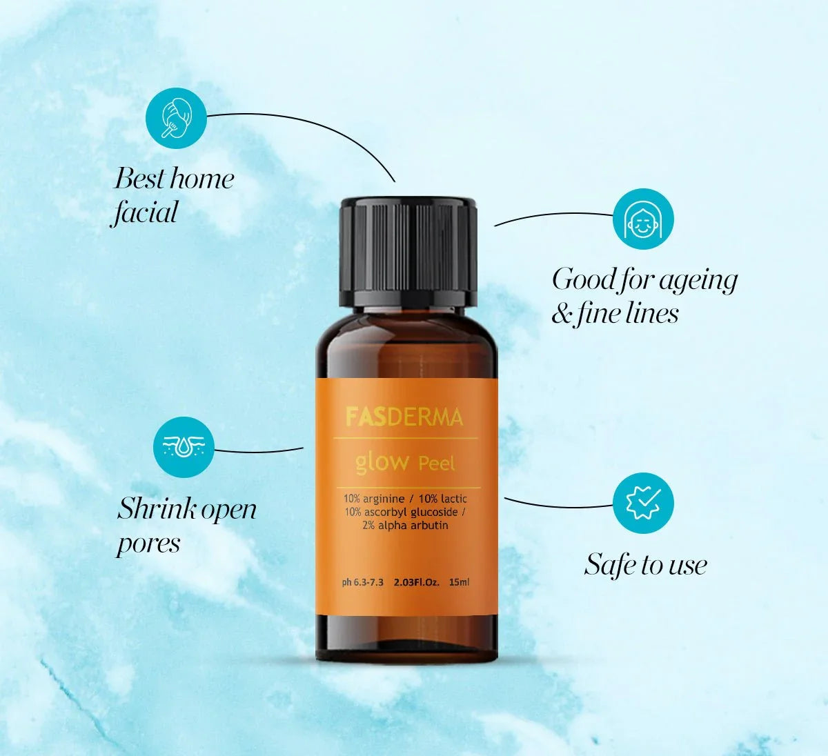 Glow Peel - Instant Effect- 10% Arginine + Hyaluronic acid